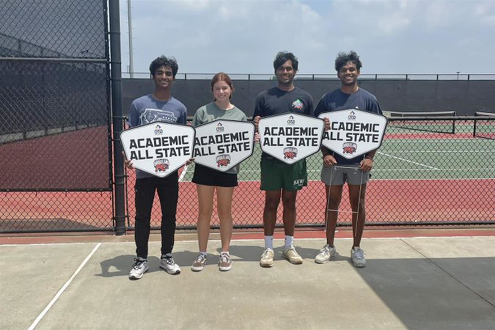 CFISD tennis student-athletes earn THSCA Academic All-State honors.